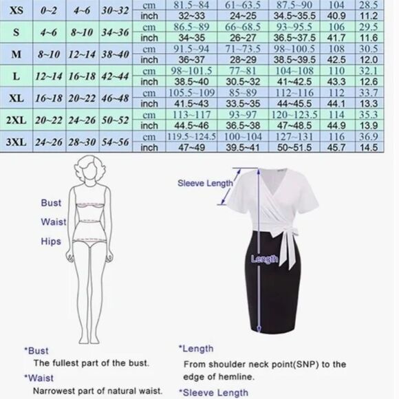 NWT Grace Karin Women's Business Pencil Dress(L) - Picture 11 of 11